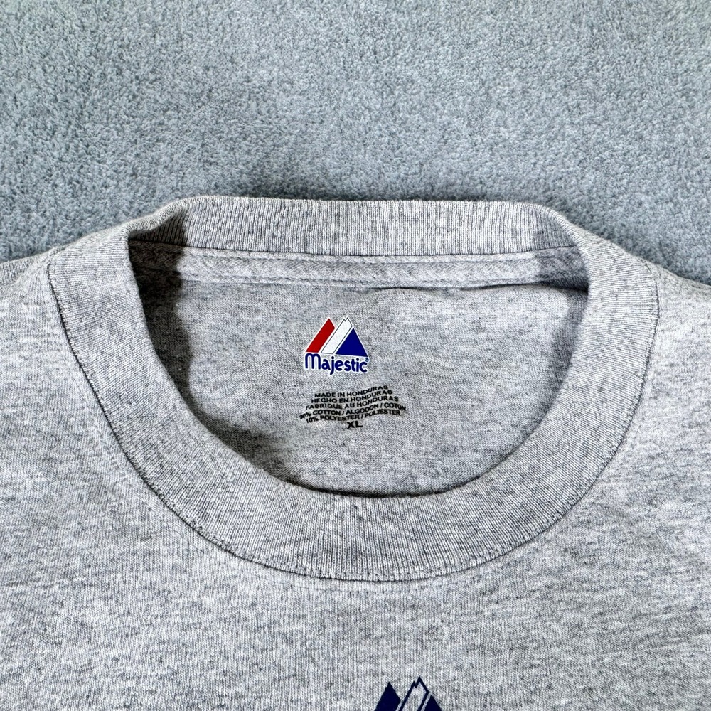 New York Yankees Majestic‎ T Shirt XL Gray Yankee Stadium Final Season Baseball - Picture 2 of 4